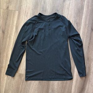 Men's Black Long Sleeve Shirt